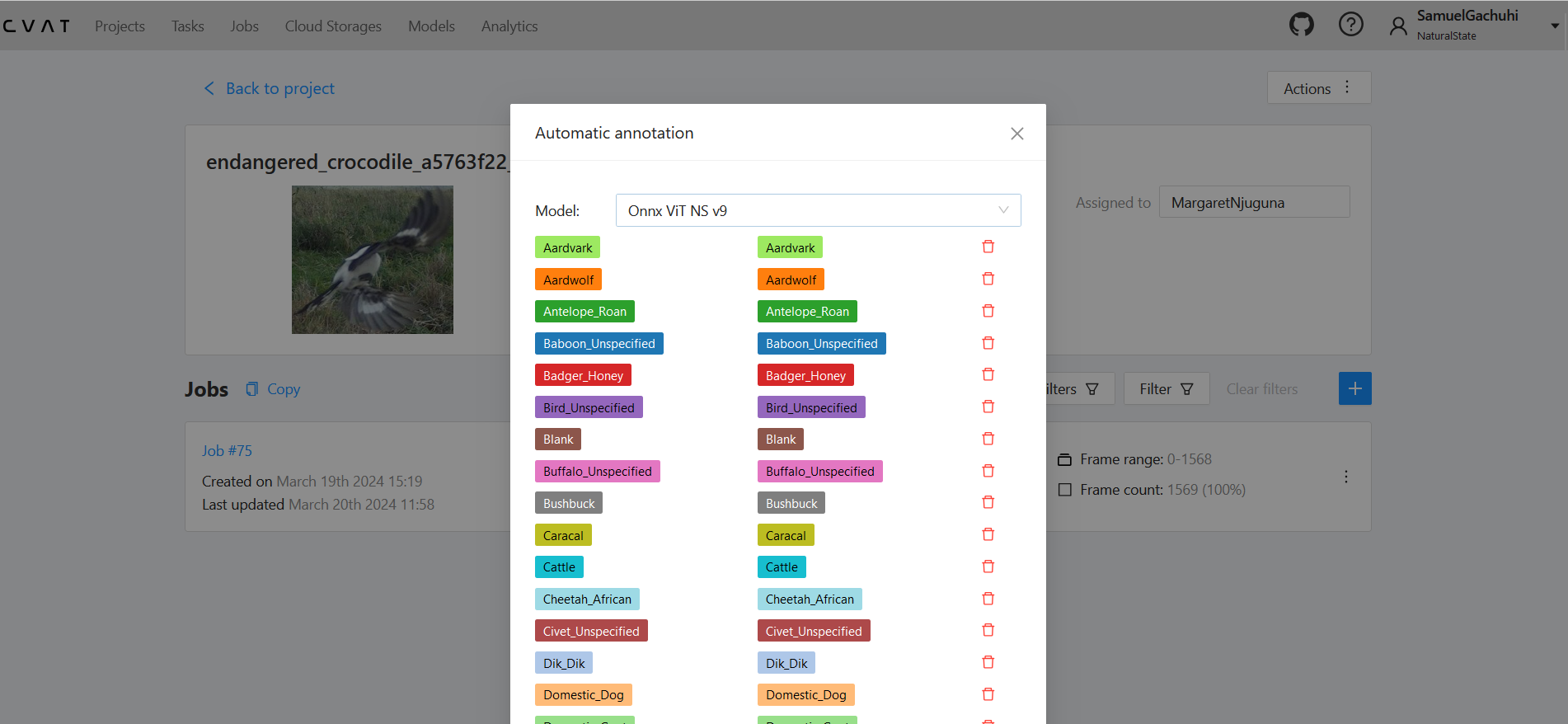 Mapping names