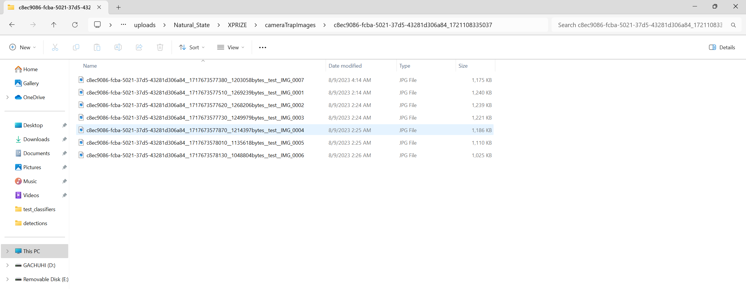 Files from SD Card transfered to external storage