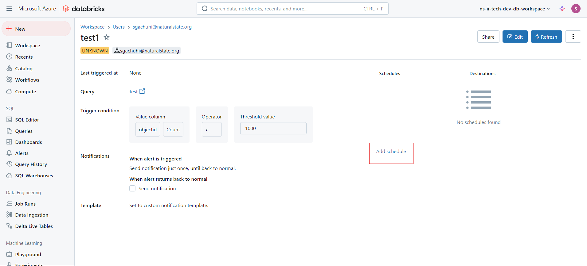 End-to-end Databricks project | Natural State Docs