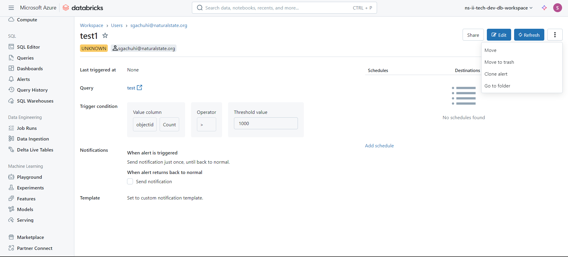End-to-end Databricks project | Natural State Docs