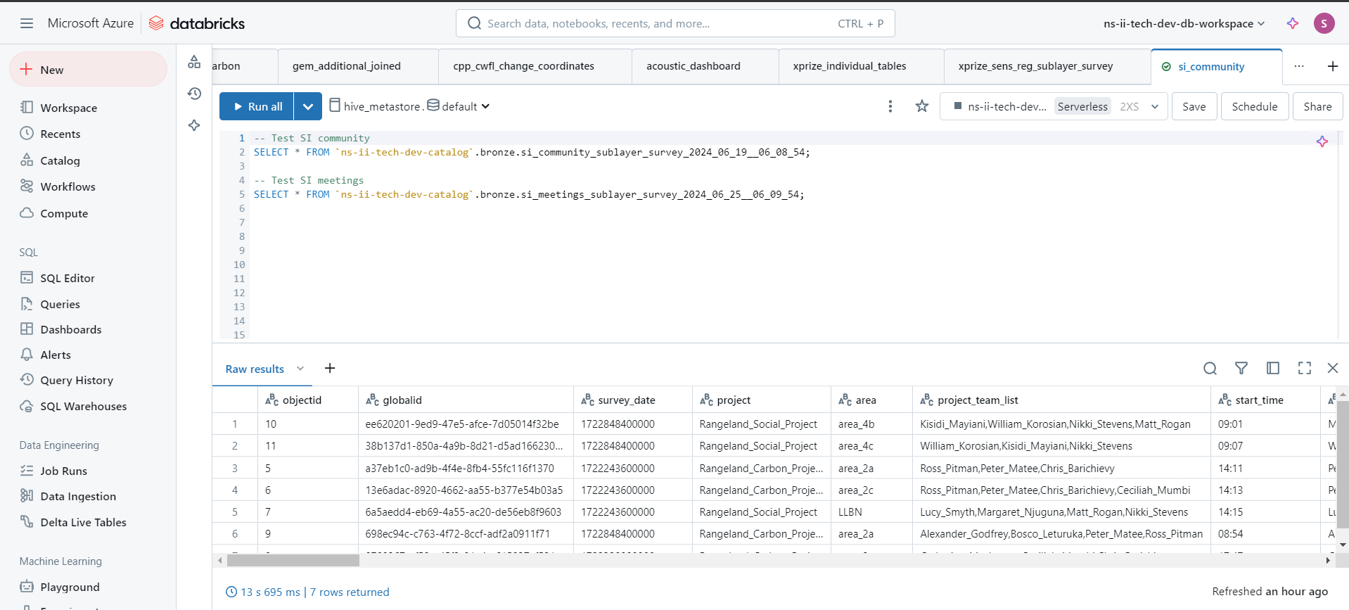 Queries | Natural State Docs