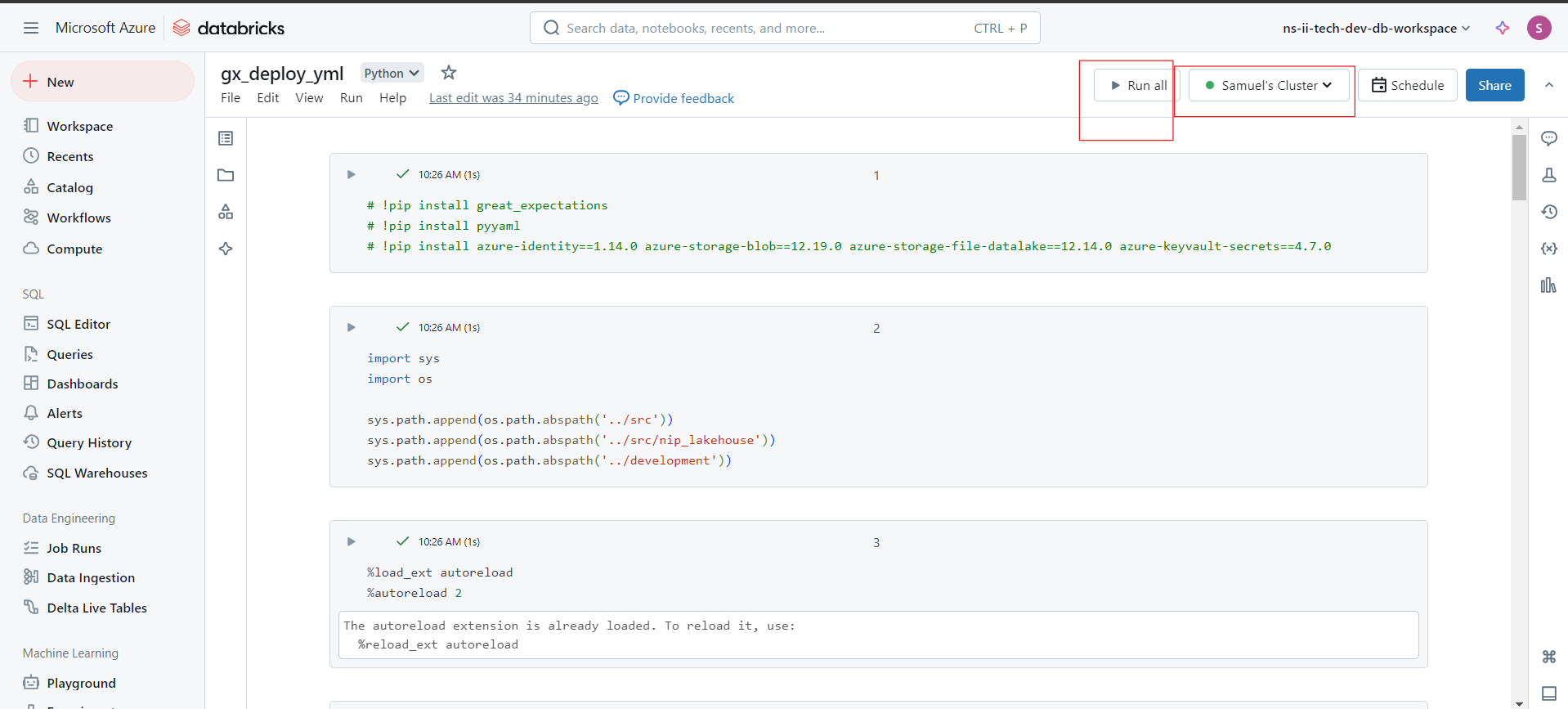End-to-end Databricks project | Natural State Docs